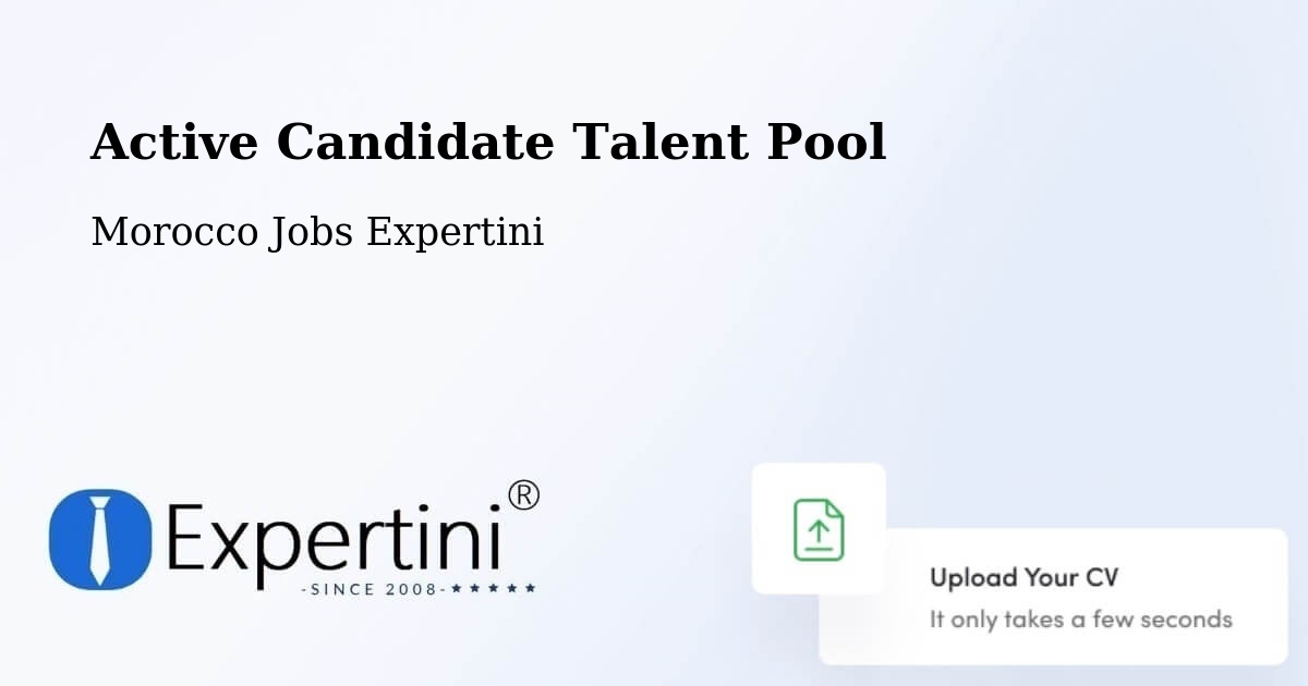 Active Candidate Talent Pool – Jerada - Morocco Jobs Expertini