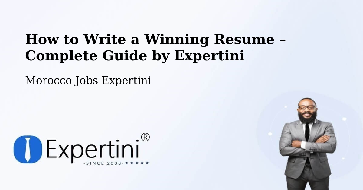 Resume Writing Guide for Job Seekers – Jerada - Jerada, Morocco Jobs Expertini